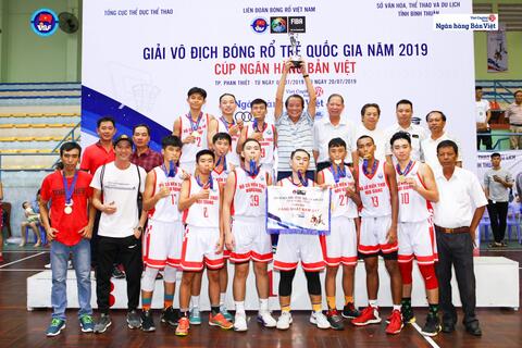 Thông cáo báo chí: Kết quả Giải Vô địch bóng rổ trẻ quốc gia năm 2019  – Cúp Ngân hàng Bản Việt