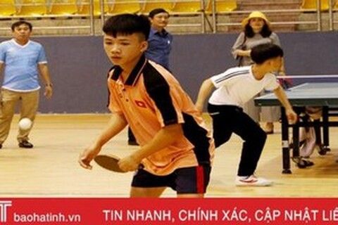 Đại hội Thể thao học sinh phổ thông Hà Tĩnh hoàn thành 3 môn thi đấu