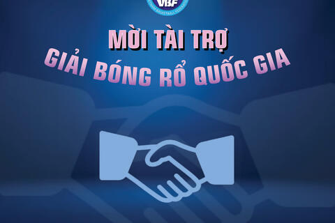 Mời tài trợ giải bóng rổ quốc gia.
