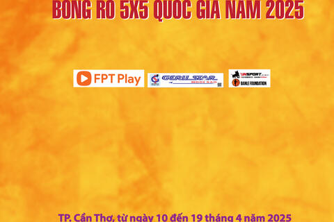 Giải vô địch bóng rổ 5x5 và 3x3 quốc gia năm 2025