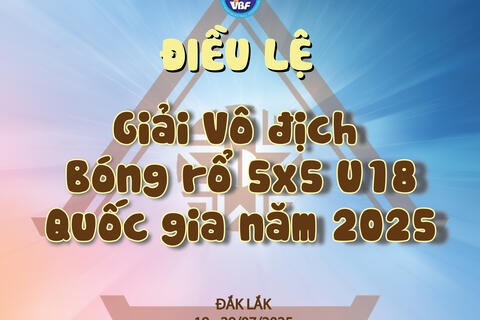 Điều lệ Giải Vô địch Bóng rổ 5x5 U18 Quốc gia năm 2025