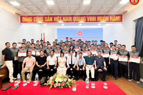 Lớp đào tạo, bồi dưỡng, kiểm tra, phân cấp Trọng tài bóng rổ toàn quốc tại Hà Nội.