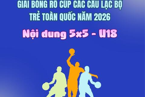 Giải Bóng rổ Cúp các Câu lạc bộ trẻ toàn quốc năm 2026 (nội dung 5x5, lứa tuổi U18)