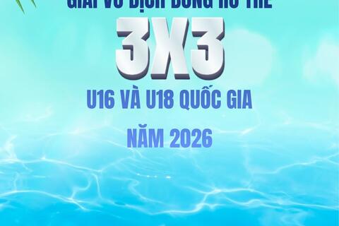 Giải Vô địch Bóng rổ trẻ 3x3 U16 và  U18 quốc gia năm 2026.
