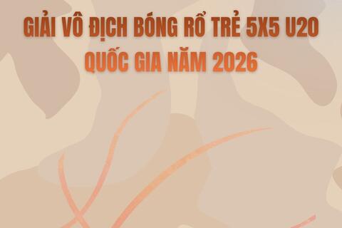 Giải Vô địch Bóng rổ trẻ 5x5 U20 quốc gia năm 2026.
