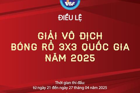 GIẢI VÔ ĐỊCH BÓNG RỔ 3X3 QUỐC GIA NĂM 2025