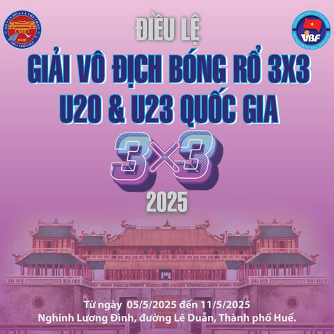 Giải Vô địch Bóng rổ 3x3 U20 và U23 Quốc gia năm 2025.