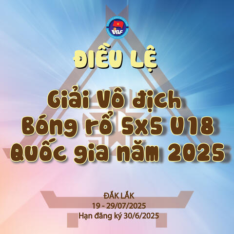 Điều lệ Giải Vô địch Bóng rổ 5x5 U18 Quốc gia năm 2025