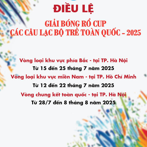Giải Bóng rổ Cup các Câu lạc bộ trẻ toàn quốc - 2025