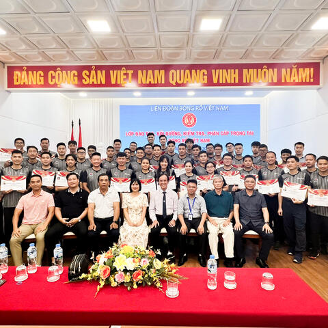 Lớp đào tạo, bồi dưỡng, kiểm tra, phân cấp Trọng tài bóng rổ toàn quốc tại Hà Nội.