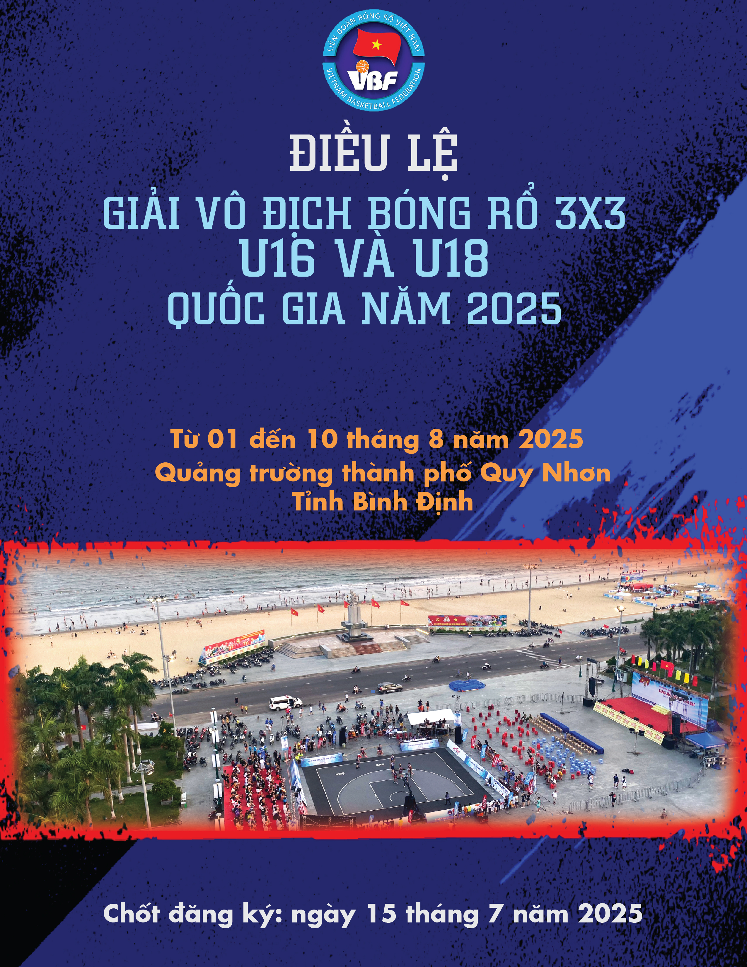 Điều lệ Giải Vô địch Bóng rổ 3x3 U16 và U18 quốc gia năm 2025