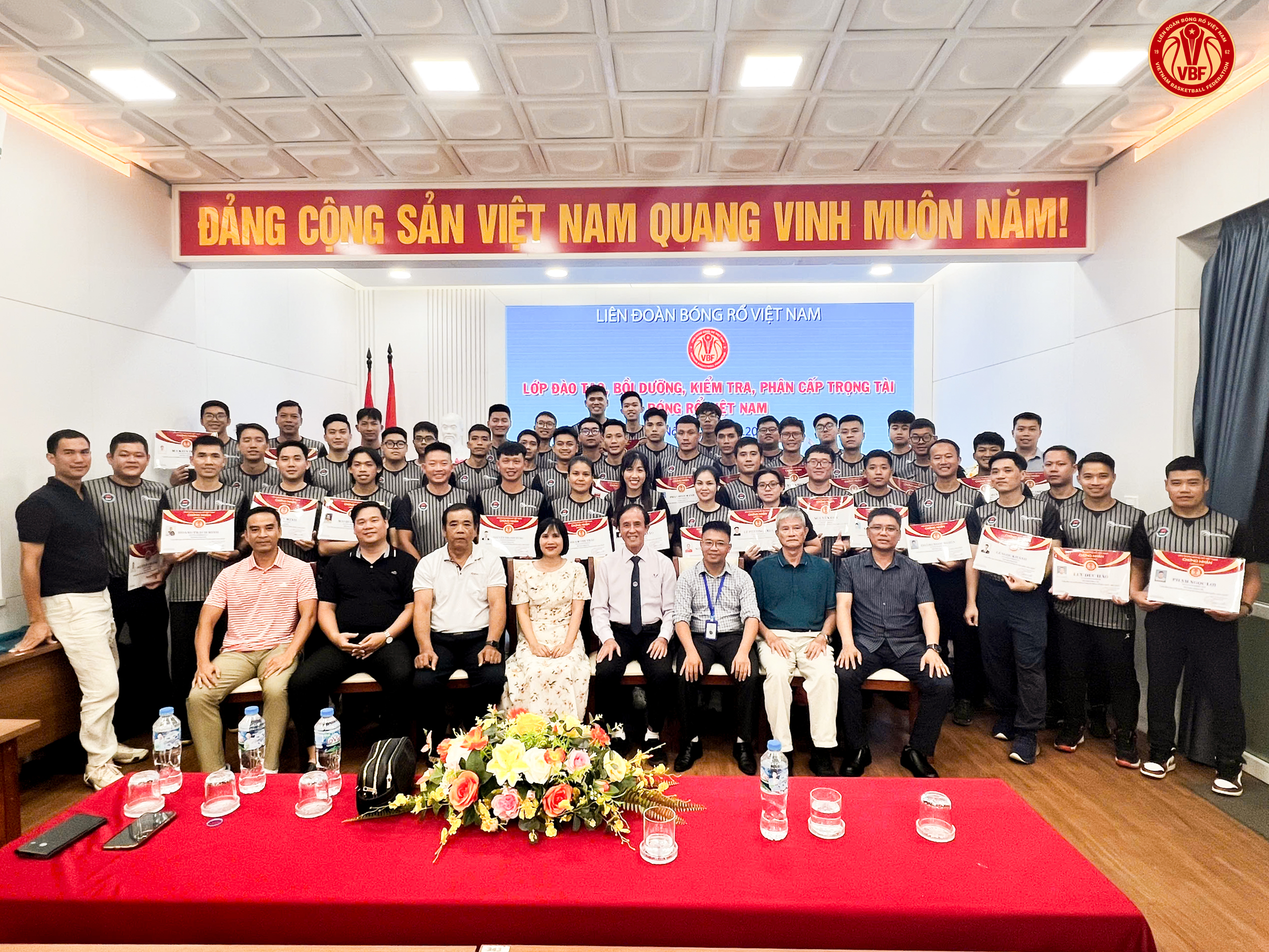 Lớp đào tạo, bồi dưỡng, kiểm tra, phân cấp Trọng tài bóng rổ toàn quốc tại Hà Nội.